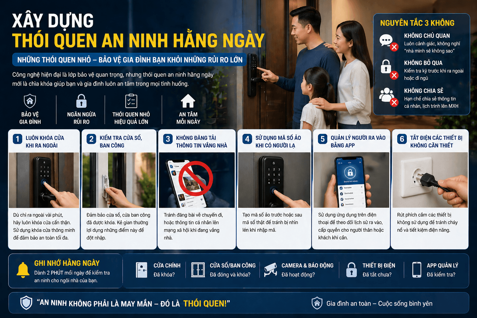 Xây Dựng Thói Quen An Ninh Hàng Ngày