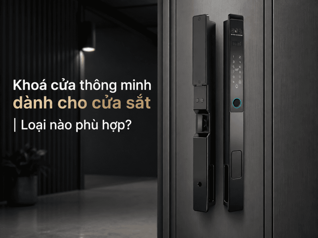 Khoá cửa thông minh dành cho cửa sắt | Loại nào phù hợp?